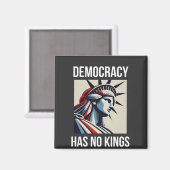 Aimant La démocratie n'a pas le statut de reine Librety U (Recto/Verso)