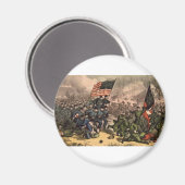 Aimant La deuxième bataille de Bull mène la guerre civile (Recto/Verso)