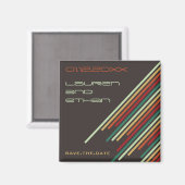 Aimant La diagonale barre | 03 * date d'économies de (Recto/Verso)