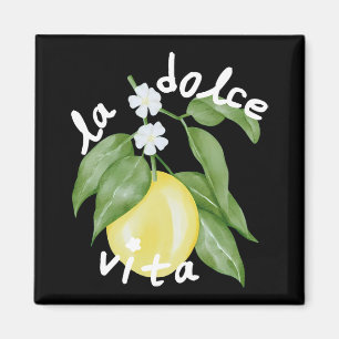 Aimant La Dolce Vita La Dolce Mariée Italie Citron Corres