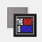 Aimant La droite est erronée (Recto/Verso)