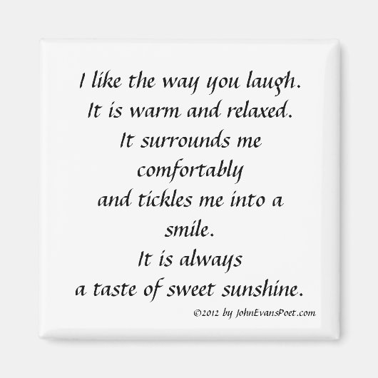 Aimant La façon dont vous riez (Devant)