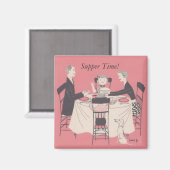 Aimant la famille à table, le temps du souper ! (Recto/Verso)