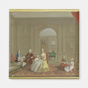 Aimant La famille de lard de John, c.1742-43 (huile sur