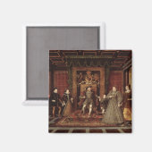 Aimant La famille d'Henri VIII : (Recto/Verso)