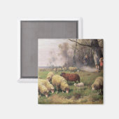 Aimant La famille du berger (Recto/Verso)