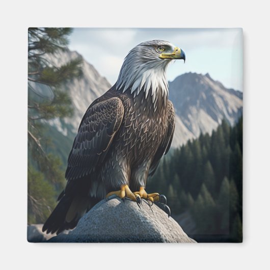Aimant La faune de l'aigle à tête blanche : Aquila Bird o (Devant)
