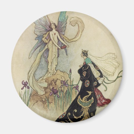 Aimant La Fée Là-Bas A Accueilli Sa Majesté (Devant)