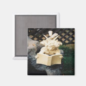 Aimant La Féerie à lire dans un étang de Koi..... (Recto/Verso)