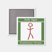 Aimant La Femme au coeur coriace (Recto/Verso)