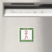 Aimant La Femme au coeur coriace (In Situ (Lave-vaisselle))