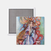 Aimant LA FEMME DU LAC, La Magie et le Mystère (Recto/Verso)