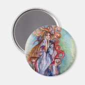 Aimant LA FEMME DU LAC, La Magie et le Mystère (Recto/Verso)