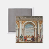Aimant La fête à la maison de Levi (Recto/Verso)
