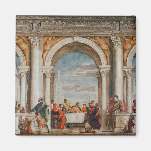 Aimant La fête à la maison de Levi (Devant)