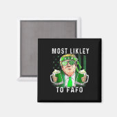 Aimant La Fête de la Saint Patrick la plus probable à Faf (Recto/Verso)