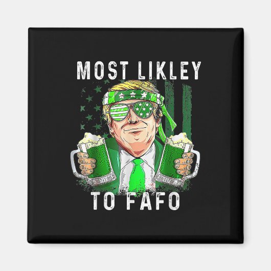Aimant La Fête de la Saint Patrick la plus probable à Faf (Devant)