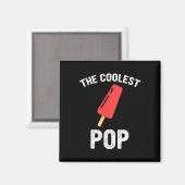 Aimant La Fête des pères de pop la plus froide et la plus (Recto/Verso)