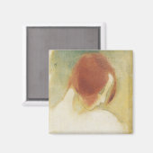 Aimant La fille aux cheveux rouges, Helene Schjerfbeck (Recto/Verso)
