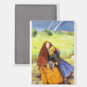 Aimant La fille aveugle par John Everett Millais (Recto/Verso)