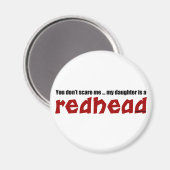 Aimant La fille est une rousse (Recto/Verso)