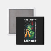 Aimant La Fille Tenir Mon Oreille Mode De Combat Statue D (Recto/Verso)