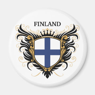 Aimant La Finlande [personnalisez]