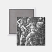 Aimant La flagellation d'Albrecht Durer (Recto/Verso)