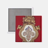 Aimant La fleur de France (Recto/Verso)