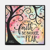 Aimant La Foi Plus Grande Que La Peur Plutôt Inspirationn (Devant)