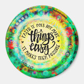 Aimant La Foi Rend Les Choses Possible (Devant)