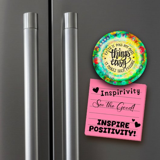 Aimant La Foi Rend Les Choses Possible