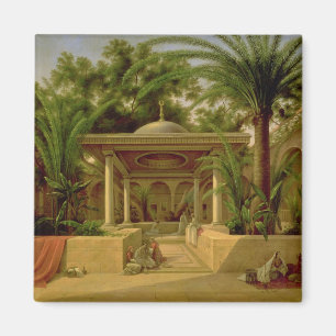 Aimant La fontaine de Khabanija, le Caire, 1845