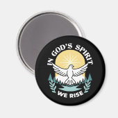 Aimant La force spirituelle en Dieu - L'épanouissement de (Recto/Verso)