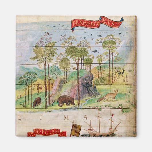 Aimant La forêt canadienne (Devant)