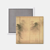 Aimant La forêt de pins (Recto/Verso)