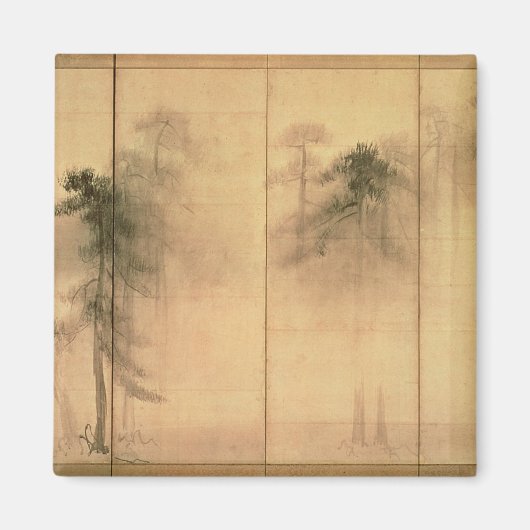 Aimant La forêt de pins (Devant)