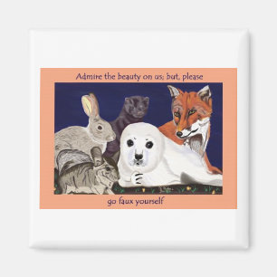 Aimant La Fourrure Est Pour L'Émerveillement, Pas Porter 