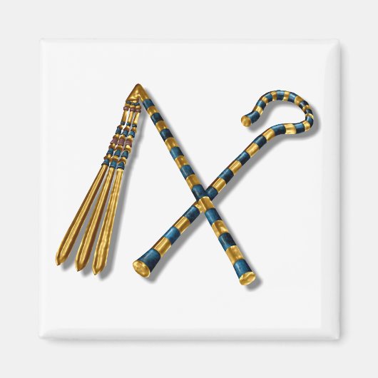 Aimant La fuite et le Crook de Tutankhamun (Devant)