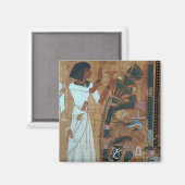 Aimant La Fumigation d'Osiris, page du Livre du (Recto/Verso)
