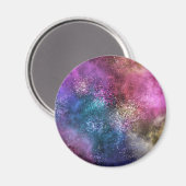 Aimant La Galaxie colorée (Recto/Verso)