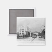 Aimant La gare du train Berlin-Potsdam (Recto/Verso)