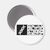 Aimant La génétique survit (Recto/Verso)