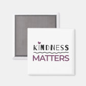 Aimant La gentillesse compte camionneur chapeau (Recto/Verso)