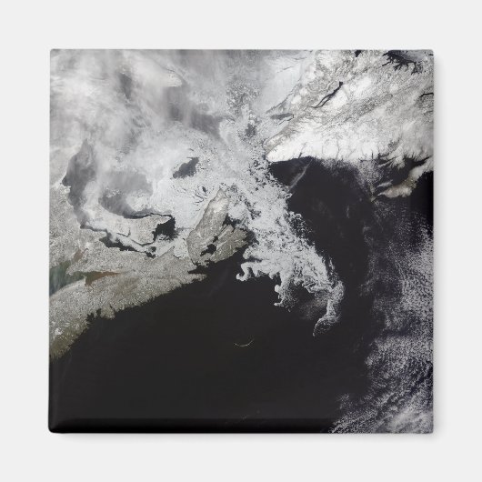 Aimant La glace de mer remplit le golfe du Saint-Laurent (Devant)