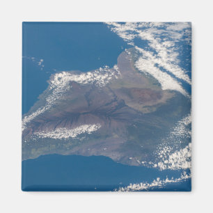 Aimant La Grande Île D'Hawaï Et Ses Montagnes