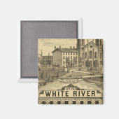 Aimant La grande maison de farine et d'épicerie (Recto/Verso)