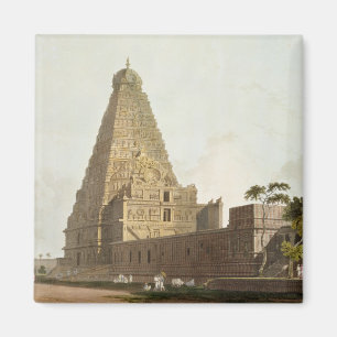 Aimant La grande pagoda, Tanjore, plat XXIV du 'Orient