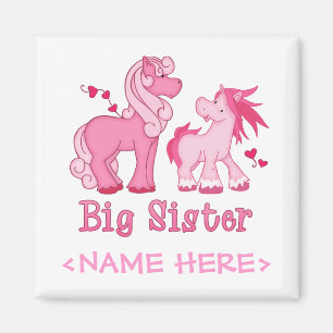 Aimant La Grande Soeur de Pink Poney
