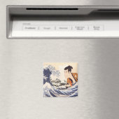 Aimant La Grande Vague Ukiyoe Collages (In Situ (Lave-vaisselle))